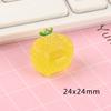 Sofá de fruta tridimensional luminoso diy horquilla cuerda para el cabello pegatina para refrigerador vaso para enjuague bucal pegamento en crema resina para teléfono móvil accesorios