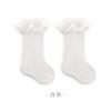 Calcetines para Niña 2023 Verano Delgados de Malla Hueca Princesa Bebé con Encaje de Media Caña Estilo Coreano Primavera y Verano