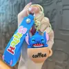 Llavero de Dibujos Animados Stitch Transfronterizo Serie de Postres Lindos Colgante para Mochila Adorno para Coche Regalo de Máquina de Garra