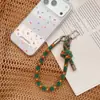 Hd216A06 Cordón Tejido Simple Estilo Dopamina Correa para Teléfono Llavero Colgante Accesorio para Bolso con Almohadilla para Teléfono