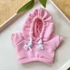 Peluche de Moda Ropa de Muñeca 10cm Conjunto con Sudadera con Capucha Adecuado para Kt Cat, Labubu y Starman Cambio de Vestuario