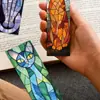 Marcadores de Página Qiyu 30 Peças de Marcadores de Página Fofos Elegantes Temáticos de Gato para Cruzamento de Fronteiras DIY Presente para Leitura de Estudante Cartões de Marcação para Decoração
