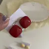 Pendientes Adecuados para Primavera, Pendientes de Colores Caramelo para Mujer, Nuevo Estilo 2025, Lujo Accesible Diseño de Nicho, Pendientes de Aguja de Plata de Alta Gama