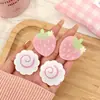 Lindos Pinzas para el Cabello y Accesorios de Fresa Estilo Girly para Estudiantes, Pasadores Versátiles para Flequillo y Cabello Suelto