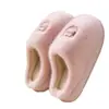 Pantuflas de algodón para mujer para otoño e invierno, nuevo estilo 2026, antideslizantes, de suela gruesa, cálidas, con forro de felpa y engrosadas con forro de peluche; también disponible en estilo para hombre