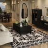 Alfombra Americana Retro Sala de Estar Sofá de Alta Gama Tapete de Piso Impermeable y Antifouling Dormitorio Lavado Libre Mesita de Noche Nuevo Tapete para Mesa de Centro