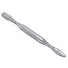 Herramienta de Acero Inoxidable con Acabado de Espejo para Quitar Uñas, Herramienta para Escultura en Arcilla, Palanca Pequeña, Palillo de Manicura, Cuchillo para Quitar Uñas, Palillo Doble Cara Pequeño y Suave