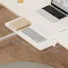 Tablero de Extensión para Escritorio Oficina Escritorio Perforación-Gratis Ampliación Extensión Artefacto Escritorio de Computadora Plegable Bandeja para Teclado