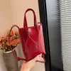 2025 Nicho Cor Sólida Bolsa Popular Moda Feminina Nova Moda Ombro Único Simples Transversal Comutador Bolsa para Celular