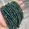 Ágata aquática natural transfronteiriça com contas soltas Ágata musgo pulseira DIY feita à mão colar acessórios de joalheria