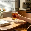 Copo de Café para Bebida Fria Copo Dudu Copo de Uísque Fofo em Camadas Vidro Design para Casa Copo de Água Copo para Bebidas Alcoólicas