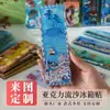 Ímãs de Geladeira com Areia Líquida Acrílica de Pontos Turísticos da Cidade Ímãs de Geladeira com Tíquete Rasgado de Areia Líquida Ímãs de Geladeira com Cena de Neve Personalizados