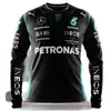 Nova Camiseta de Manga Longa de Corrida F1 Roupas de Motocicleta Off-road Respirável Secagem Rápida Gola Redonda Manga Curta Top Esportivo para Exportação