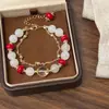 Moda Retro, Elegante y con Estilo, Pulsera de Piedra Natural de Alta Gama, Estilo Chino Personalizado, Diseño de Nicho, Exquisita Joyería de Mano para Mujeres