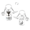 Novo Chaveiro de Aço Inoxidável da Copa do Mundo de Futebol Pingente para Mochila Esportiva de Futebol Pingente de Produto Periférico da Copa do Mundo