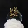 Pendientes de alta calidad para todo tipo de atuendos, pendientes de moda para hombres y mujeres, letras de pedrería, todo a juego, pasador de plata s925, accesorios de aleación