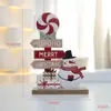 Adornos de Ciervo de Madera Roja de Fieltro para Navidad Accesorios de Decoración para Ventanas de Hotel Decoraciones Navideñas al por Mayor