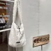 51223 Estilo Coreano Estilo Perezoso Bolso de Hombro de Lana de Cordero Otoño e Invierno Nuevo Bolso Tote Cruzado Versátil de Gran Capacidad