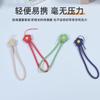 Cordón para teléfono móvil de minería caliente transfronterizo, corto, de silicona, colgante para llaves, pulsera antipérdida, cuerda pequeña, flor, pulsera para la muñeca