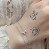 Doce Zodiaco Tatuaje Artificial Semi-Permanente Pegatinas Tatuaje Herbal Anti-Sudor de Gama Alta para Mujeres de Buen Ver Hombres Duradero Impermeable Textura