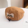 Sombrero de moda Bailey gorra infantil Corea del Sur Oso de dibujos animados LUCKY gorra de béisbol para bebé gorra de personalidad avanzada