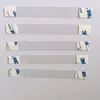 Processamento e Personalização de Cartões de Pulo de Plástico Transparente, Tiras para Pet, Tiras Publicitárias Promocionais de Supermercado, PVC Transparente Autoadesivo