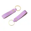 Llavero Creativo de Cuero PU Personalizado Colgante Simple para Accesorios de Bolsa Regalo de Negocios Llavero de Cuero para Coche