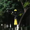 Aspersor de balancín de plástico con rosca interna de 6 puntos para riego de césped, aspersor giratorio de 360 grados para enfriamiento, eliminación de polvo, riego de jardines y tierras de cultivo