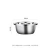 Juego de Cesta de Drenaje para Fregadero de Cocina de Acero Inoxidable, Bol Espesado para Batir Huevos y Bol para Olla Caliente, Bol para Sopa, Almacenamiento