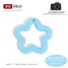30mm Cor Sólida Acrílico Estrela de Cinco Pontas Forma de Flor de Ameixa Enfeites Acessórios Chaveiro DIY Enfeites Acessórios