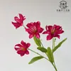Flores Artificiais Fênix de Fogo Arranjo Floral de Chão para Casamento Buquê para Casa Enfeites de Alto Padrão Arte Floral para Fotos Flores de Seda