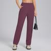Pantalones Deportivos Casuales Rectos Nuevos para Primavera y Verano para Mujer con Cintura Elástica, Alta Elasticidad, Adecuados para Fitness, Correr y Yoga Pantalones Largos de Pierna Ancha