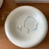 Colar Pingente Cachorro Empilhado Estilo Coreano Verão Simples Fresco Estilo Dopamina Menina Doce Corrente para Clavícula