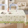 Mantel estilo crema, impermeable y a prueba de aceite, no necesita lavado, nuevo modelo 2025, tapete para mesa de comedor, lujo ligero, sensación de alta gama, mantel para mesa de centro estilo Ins