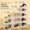 Caja de zapatos plegable Xidu de instalación gratuita, transparente, al por mayor, nueva y mejorada caja de zapatos de acrílico, suministros para el hogar para almacenar zapatos.