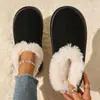 Novas Pantufas de Casa para Mulheres, Pantufas de Pelo Tendência de Inverno, Casal Quente e Confortável, Pantufas de Algodão Estilo Transfronteiriço