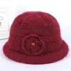 Nuevo sombrero de invierno para mediana edad y ancianos, sombrero de invierno para mujer, sombrero de lana, sombrero de esposa, sombrero de señora mayor, sombrero de algodón cálido a prueba de frío