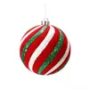 Novas Bolas de Natal Aveludadas de 15cm, Vários Estilos de Enfeites Pendentes, Bolas para Decoração de Árvore de Natal, Arranjo de Atmosfera Festiva, Bolas Grandes, Personalizável