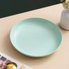 Prato Redondo de Plástico Estilo Japonês Prato Doméstico Utensílios de Mesa conjunto Estilo Ins Prato para Café da Manhã Frutas Prato Plano para Hot Pot