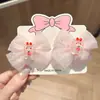 Novo Grampo de Cabelo Infantil Princesa Desenho Animado Laço Par Presilha Acessório de Cabelo Coreia do Sul Bebê Cabelo Quebrado Clipe Bico de Pato