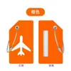 Amazon Etiqueta de Embarque de Avião de Silicone Etiqueta de Check-In de Bagagem Etiqueta de Avião de Borracha Macia Etiqueta de Bagagem de Mochila Escolar