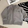 Chaqueta Suéter Clase A para Niños 2025 Primavera y Otoño Nuevo Suéter Cardigan para Niños Pequeños Chaqueta Suéter Rayada Venta al por Mayor