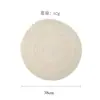 Amazon Nórdico Simples Estilo Trama Imitada Lama de Diatomáceas Almofada Macia Sala de Jantar Absorção de Água Secagem Rápida Jogo Americano Cozinha Antiderrapante Porta-copos