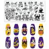 Dibujo Animado Kt Cat Arte de Uñas Impresión Plantilla de Arte de Uñas para Principiantes Anime Mickey Mouse Sello Impresión Placa de Acero