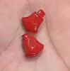 Colgante de arena roja cinabrio contenido Changle Fu palabra colgante collar diy cadena de suéter accesorios de ropa al por mayor