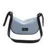 Bolsa Casual Texted Estilo Coreano Bolsa Feminina 2024 Nova Bolsa Crossbody Simples de Deslocamento Bolsa de Ombro Elegante Bolsa de Bolinho de Ombro