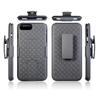 Capa protetora para celular iPhone 7 Plus com suporte de tecido e padrão deslizante, personalização de capa protetora para celular Apple 8 Plus
