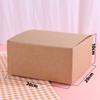 Caja de cartón cuadrada de color sólido para embalaje, comercio exterior transfronterizo, descuento, caja de pastelería gratis, caja para pastel de papel kraft, caja de regalo, soporte para entrega inmediata
