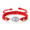 Pulsera Transfronteriza de Aleación Nueva Ojo de Diablo de Bambú Ojo de Gipsofila Europeo y Americano Pulsera Trenzada de Pareja con Lazo