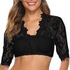 Camisa de manga larga de encaje con empalme para mujer, para Halloween y Oktoberfest, de importación transfronteriza
